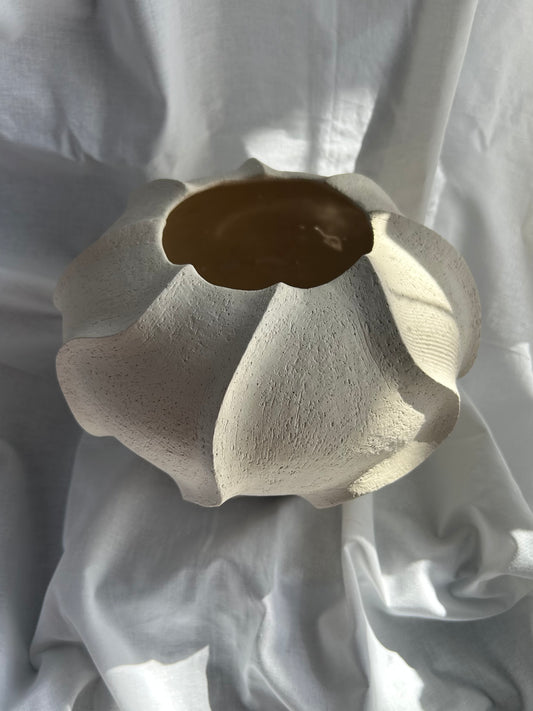 Rooted Vase - Wazon Ceramiczny Ręcznie Formowany 25cm