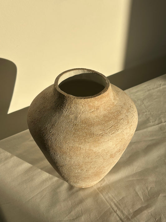Sand Vase - Ręcznie Formowany Wazon Ceramiczny 30 cm