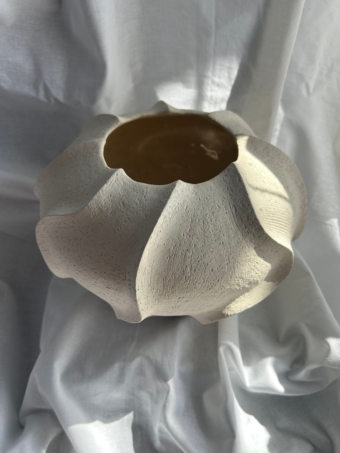 Rooted Vase - Wazon Ceramiczny Ręcznie Formowany 25cm